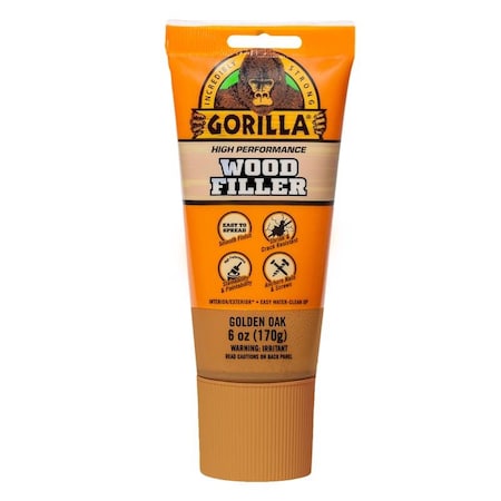 Gorilla Glue Gorilla Golden Oak Wood Filler 6 oz, PK6 112125